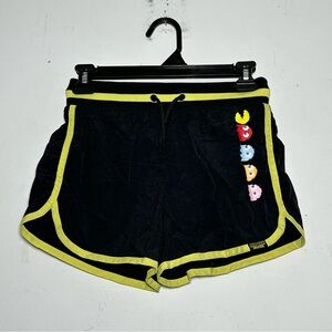 Kids Black Shorts‎ with Yellow Trim
